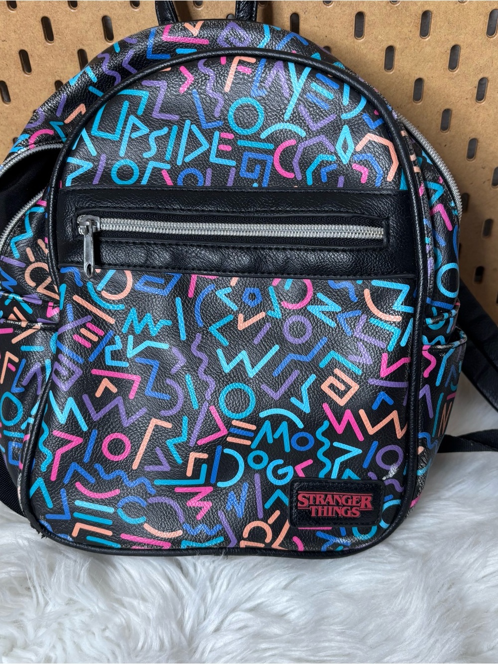 Multicolor Graphic Mini Backpack